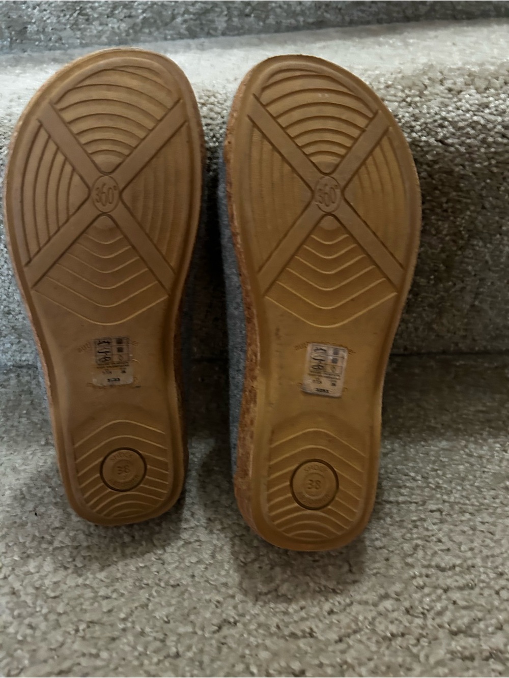 Taos Grey Wool Clogs Women’s 7-7.5 EUR 38 Made in Spain. - Picture 5 of 6